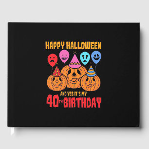 Happy halloween 40:e födelsedagen gästböcker