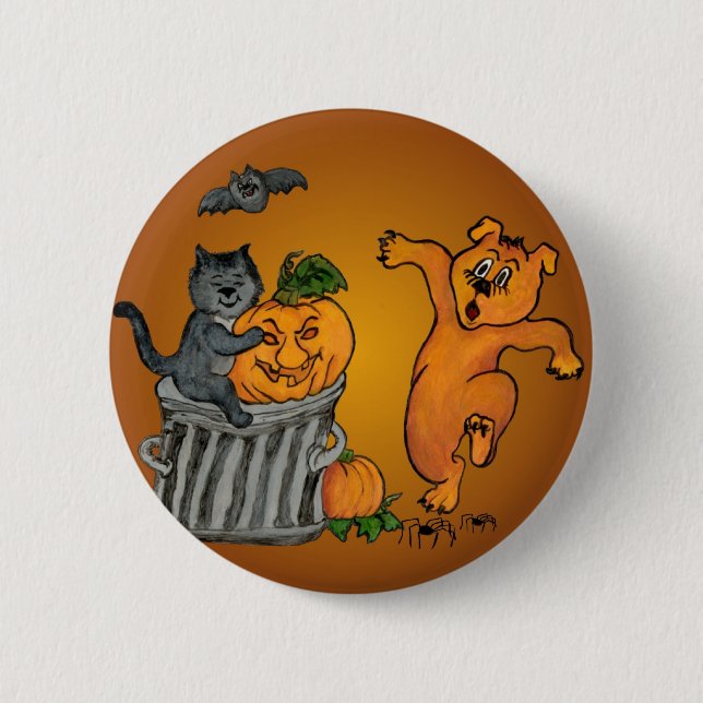 Happy halloween! 5 knapp (Framsida)