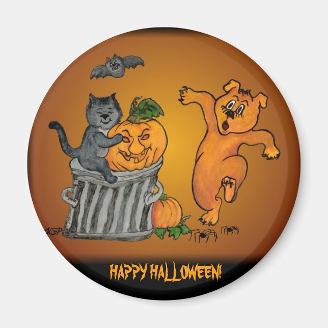 Happy halloween! 5 magnet (Framsidan)