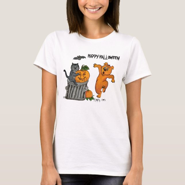 Happy halloween! 5 t-shirt (Framsida)