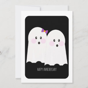 Happy halloween Adsible Ghost-årsjubileum Card