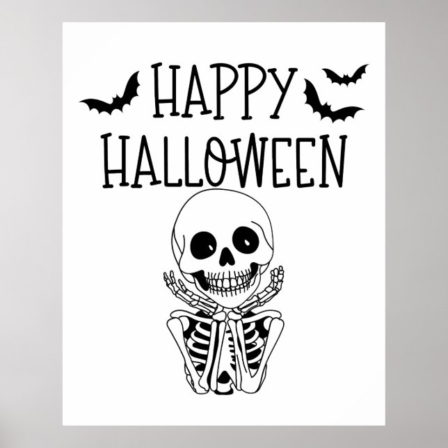 Happy Halloween Affiche Poster (Framsidan)