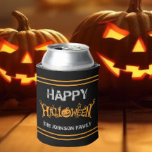 Happy halloween Anpassningsbar Black Orange Party