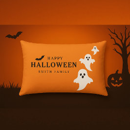 Happy halloween Anpassningsbar Family Namn Ghost Prydnadskudde