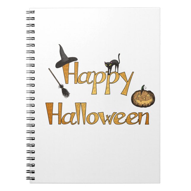 Happy halloween anteckningsbok (Framsidan)