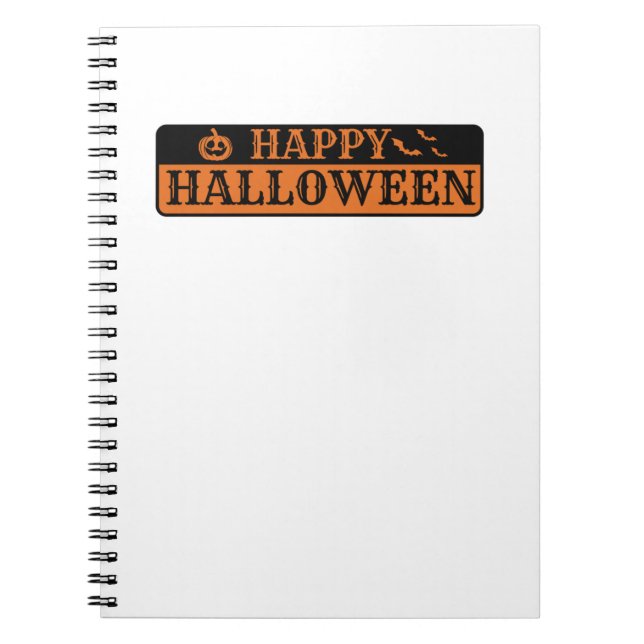 Happy halloween anteckningsbok (Framsidan)