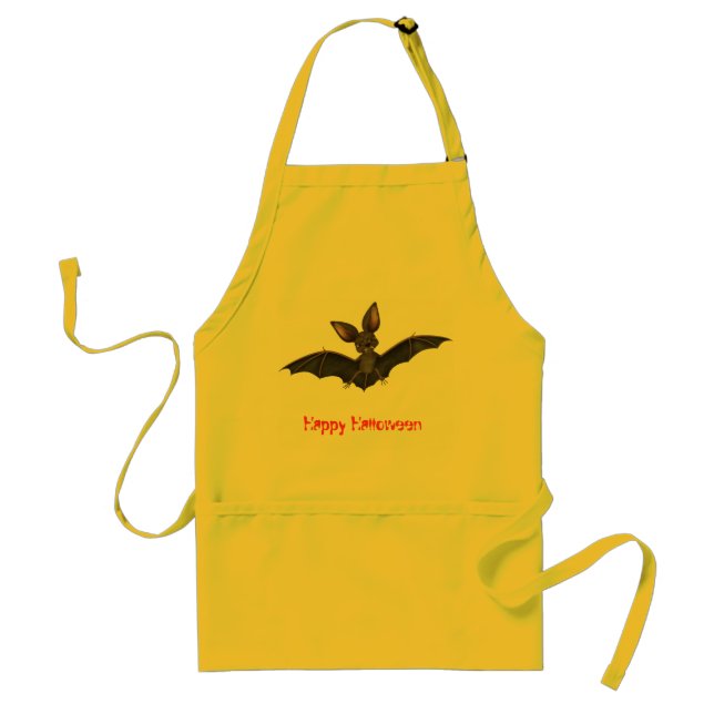 HAPPY HALLOWEEN APRON FÖRKLÄDE (Framsidan)
