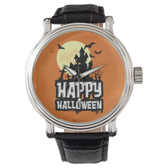 Happy halloween armbandsur (Framsida)