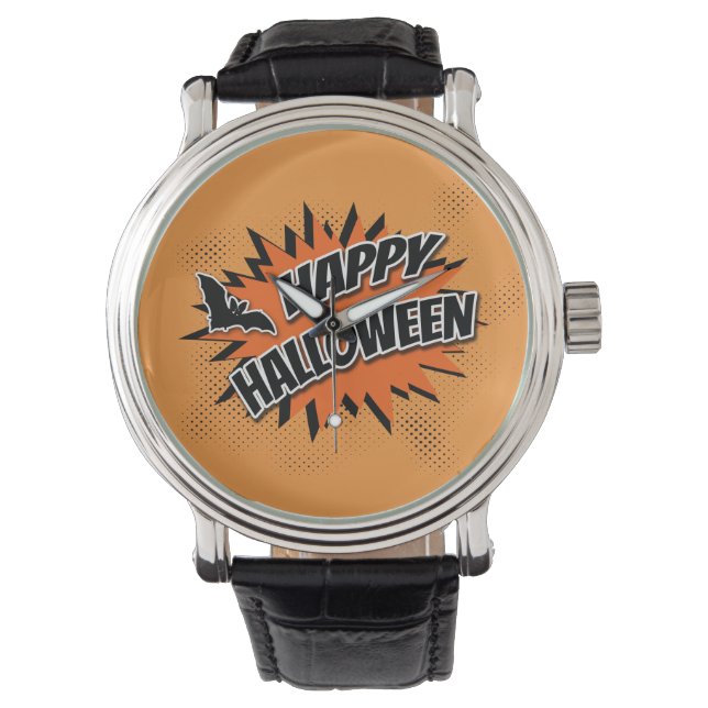 Happy halloween armbandsur (Framsida)