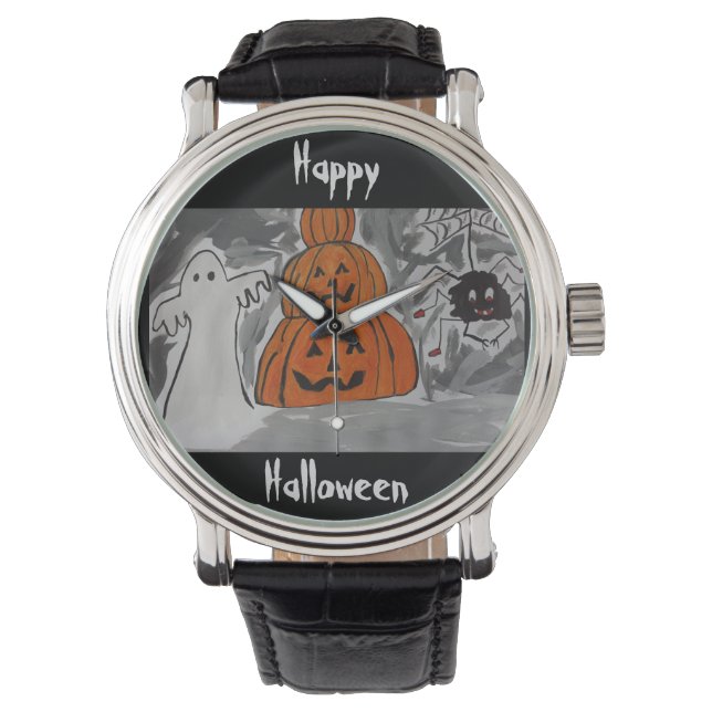 Happy halloween armbandsur (Framsida)