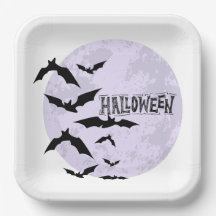 Happy Halloween Assiette en carton