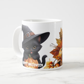 Happy Halloween Autumn Family Jumbo Mugg
