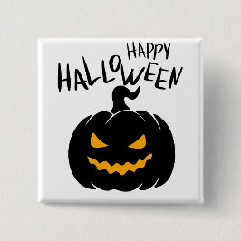 Happy Halloween Badge Knapp