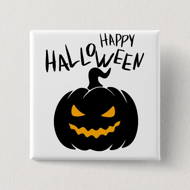 Happy Halloween Badge Knapp (Framsida)