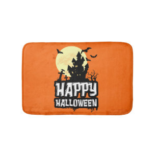 Happy halloween badrumsmatta