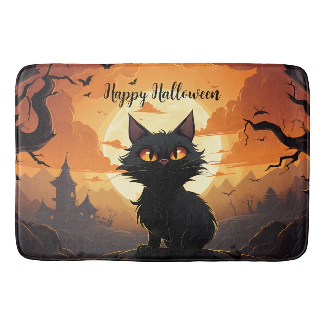 Happy halloween Bath Mat Badrumsmatta (Framsidan)