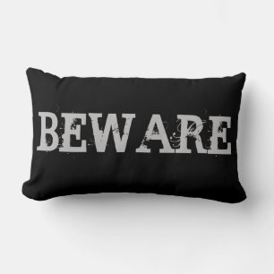Happy halloween Beware Lumbarkudde