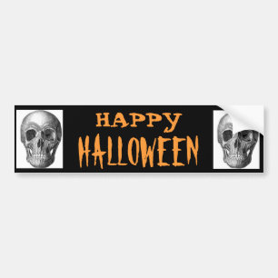 happy halloween bildekal