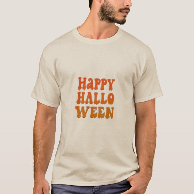 Happy halloween bilder T-shirt-trendig och söt T Shirt (Framsida)