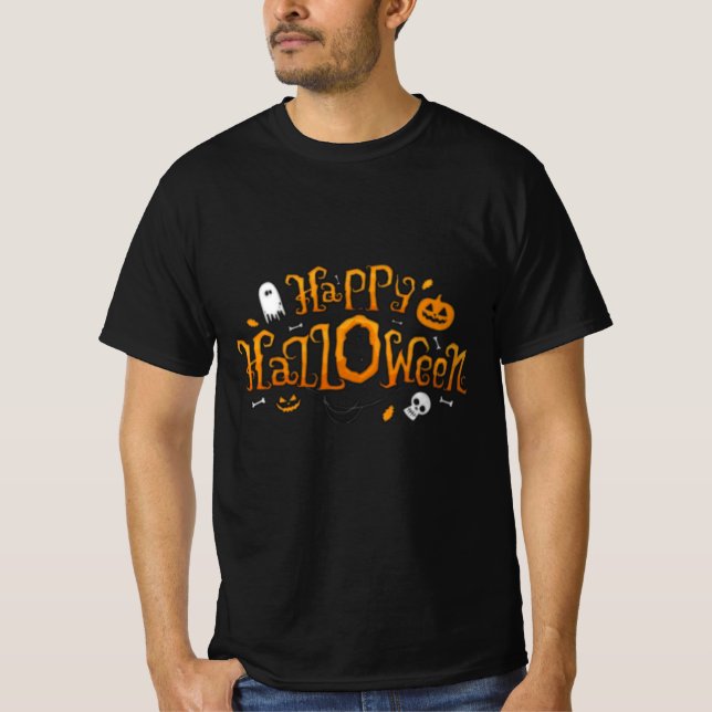 Happy halloween bilder T-shirt-trendig och söt T Shirt (Framsida)