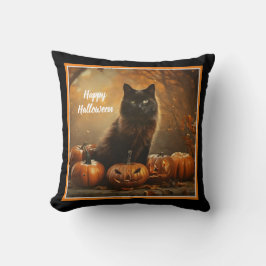 Happy halloween Black Cat Collection Kudde