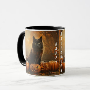Happy halloween Black Cat Collection Mugg