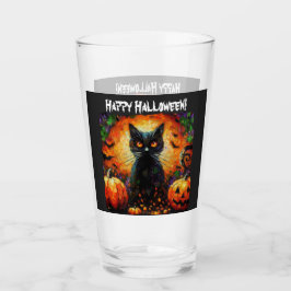 Happy halloween Black Cat Fladdermus Pumpkins Glaskopp