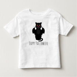 Happy halloween Black Cat Fladdermus T Shirt