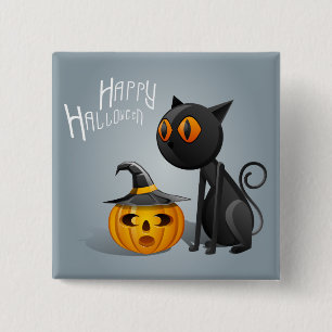 Happy halloween Black Cat Knapp