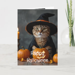 Happy halloween Black Cat Kort