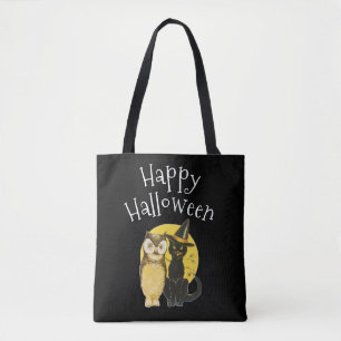 Happy halloween, Black Cat och Uggla Tygkasse