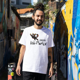 Happy halloween Black Cat | Unisex | TRENDIG T Shirt