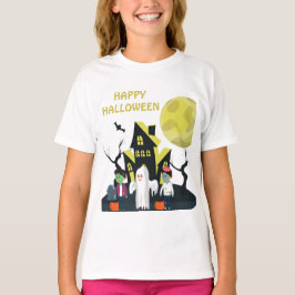Happy halloween Black Grönt Kids T Shirt