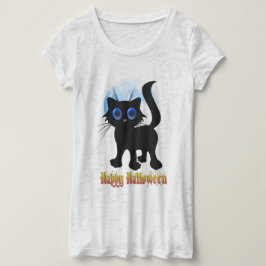 Happy halloween Black Kitten Shirts T Shirt