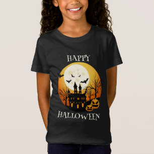 Happy halloween Black Orange T Shirt