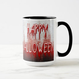 Happy halloween Blood Nedfläckad Mugg