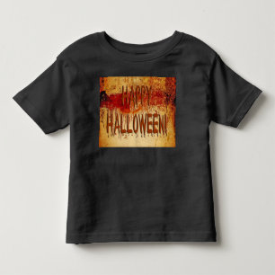 Happy halloween Blood Nedfläckad Wall Småbarn T-Sh Tee