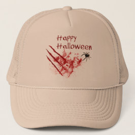 Happy halloween Bloody Scratches Truckerkeps