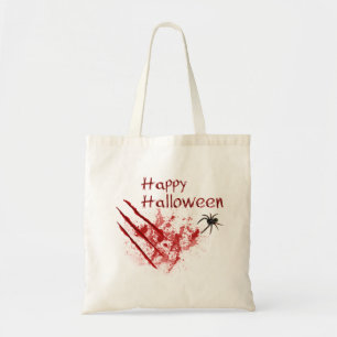 Happy halloween Bloody Scratches Tygkasse