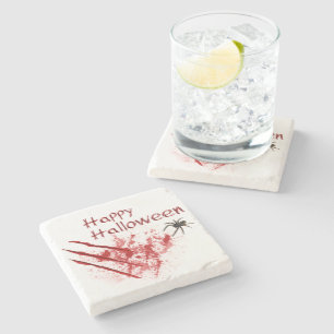 Happy halloween Bloody Scratches Underlägg Sten