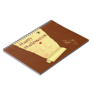 Happy halloween Bloody Tapet Anteckningsbok