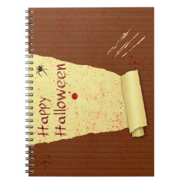 Happy halloween Bloody Tapet Anteckningsbok