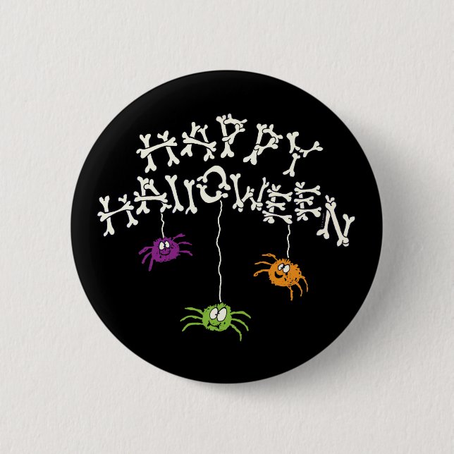 Happy halloween Bones Knapp (Framsida)