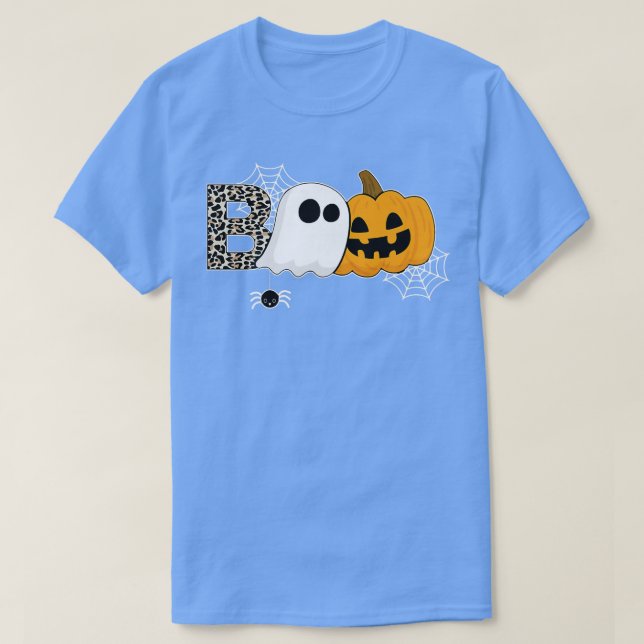 happy halloween boo spiders häxhatt pumkin 416 t shirt (Design framsida)