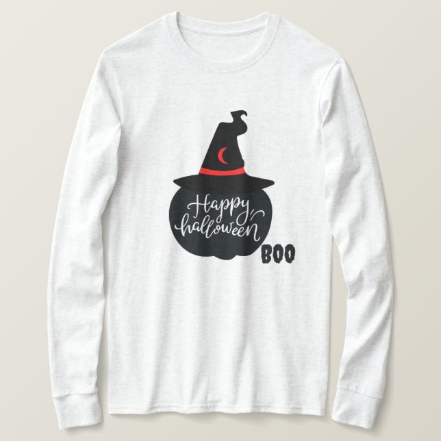Happy halloween Boo Women T Shirt (Design framsida)