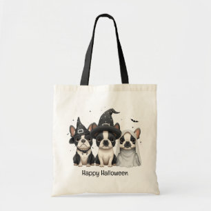 Happy halloween Boston Terrier Hundar Tygkasse