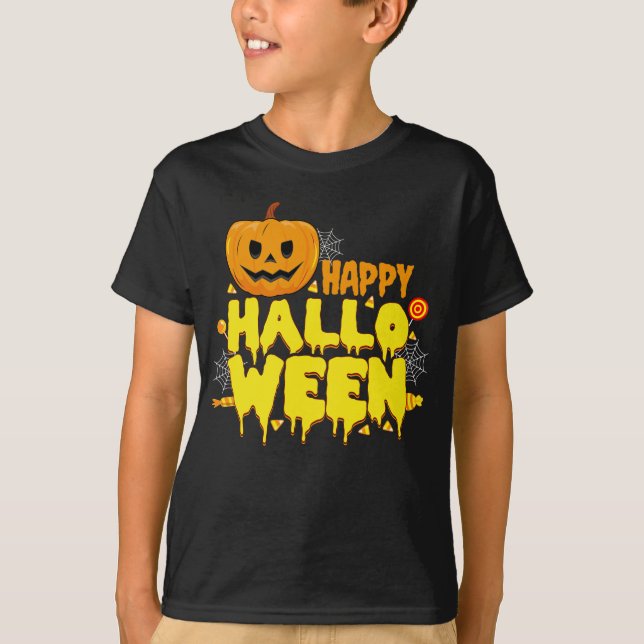 Happy halloween Boy T Shirt (Framsida)