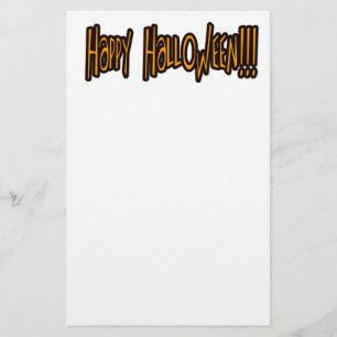 Happy halloween brevpapper