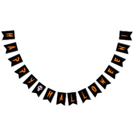 Happy halloween Bunting Flaggor