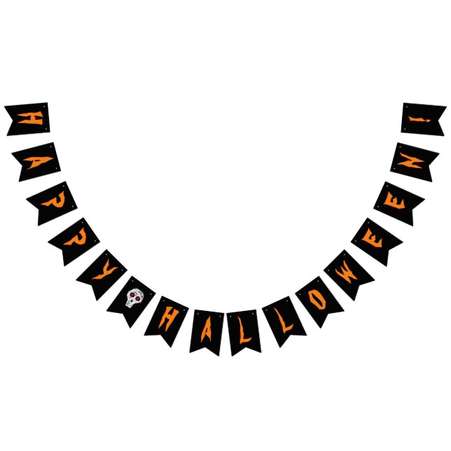 Happy halloween Bunting Flaggor (Alla)
